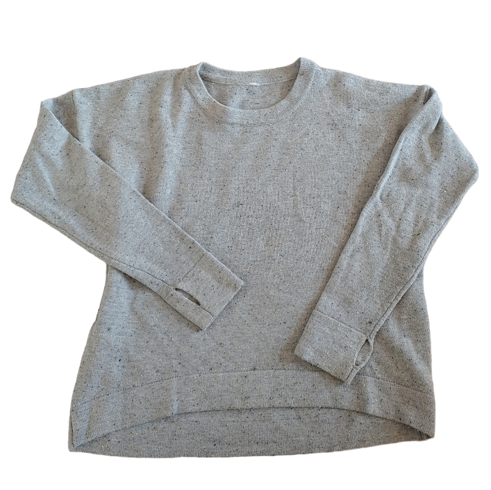 lululemon athletica Heather Gray Crewneck Sweater